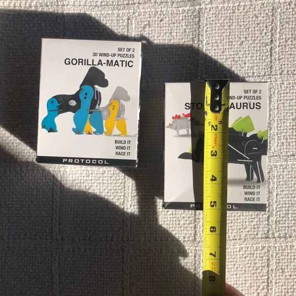 Protocol 3D Wind Up Puzzles Gorilla-matic Stompasaurus Build It Wind It Race It - Picture 4 of 4